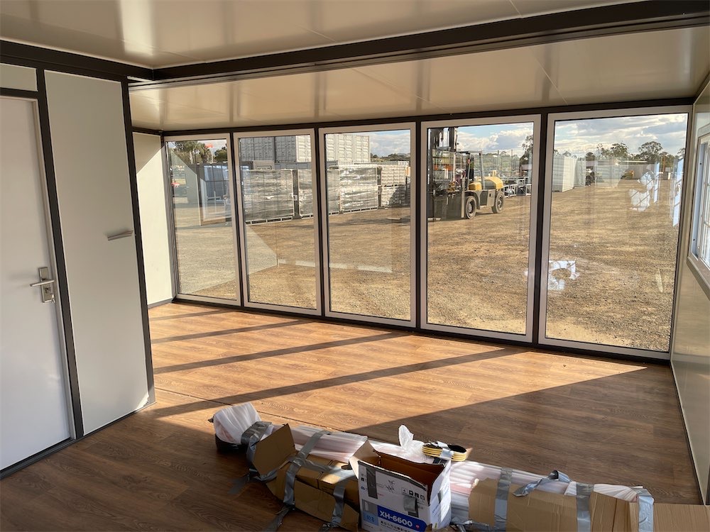 Expandable Container House with 2 Floor to Ceiling Glass Walls & Ensuite - Image 4